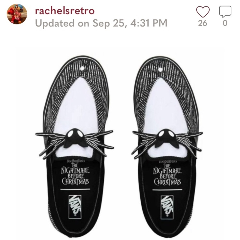 Nightmare before Christmas vans shoe